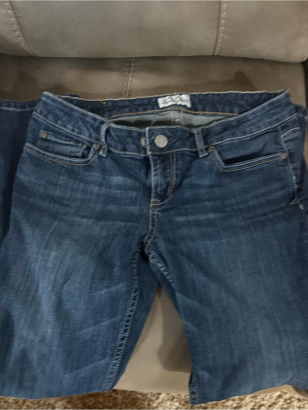 NWOT Aéropostale Women's Dark Wash Stretch Jeans - Navy Blue